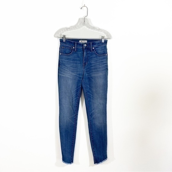 Madewell Size 26‎ 10” High Rise Skinny Jeans Tulip Hem Edition - Picture 2 of 15